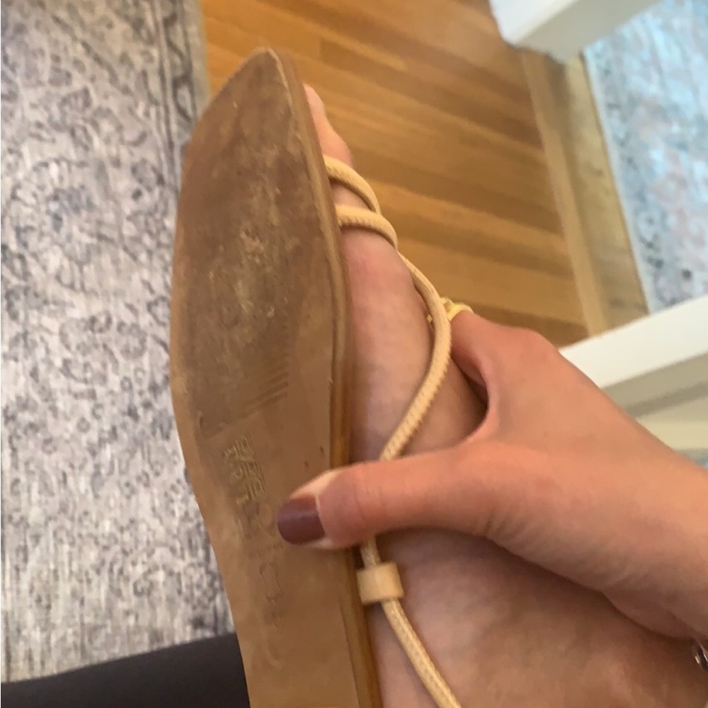 LoQ Ara Dune Leather Lace Up Strap Sandals - Picture 6 of 7